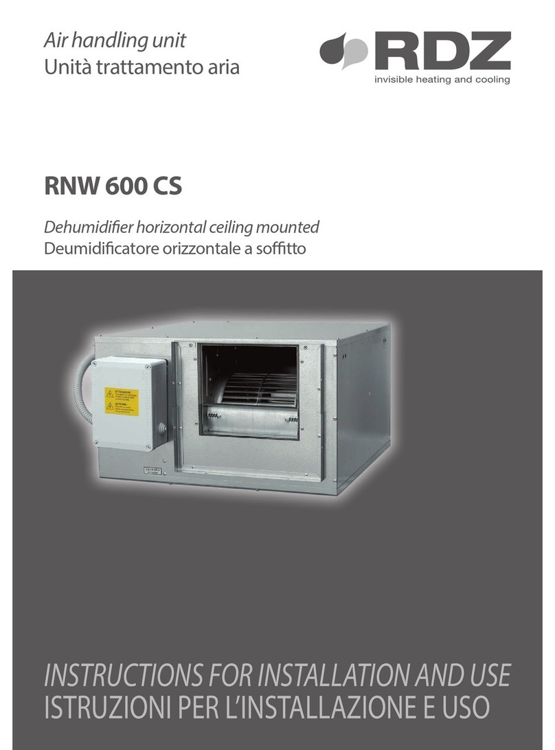 RDZ RNW 600 CS Instructions for installation and use RDZ RNW 600 CS Instructions for installation and use