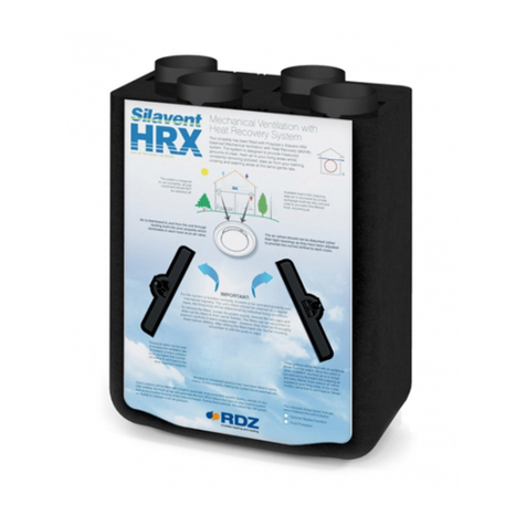 RDZ SILAVENT HRXD Technical installation manual