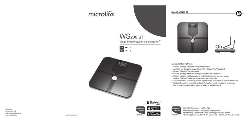 Microlife WS 200 BT User manual