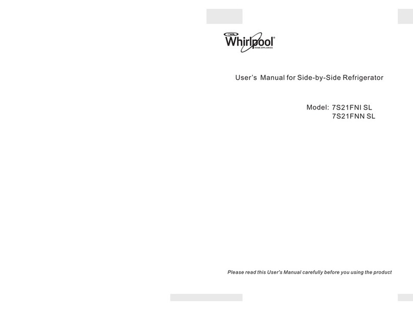 Whirlpool 7S21FNI SL user manual