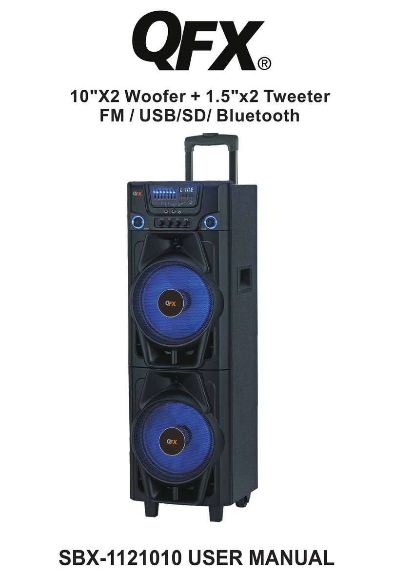 QFX SBX-1121010 user manual