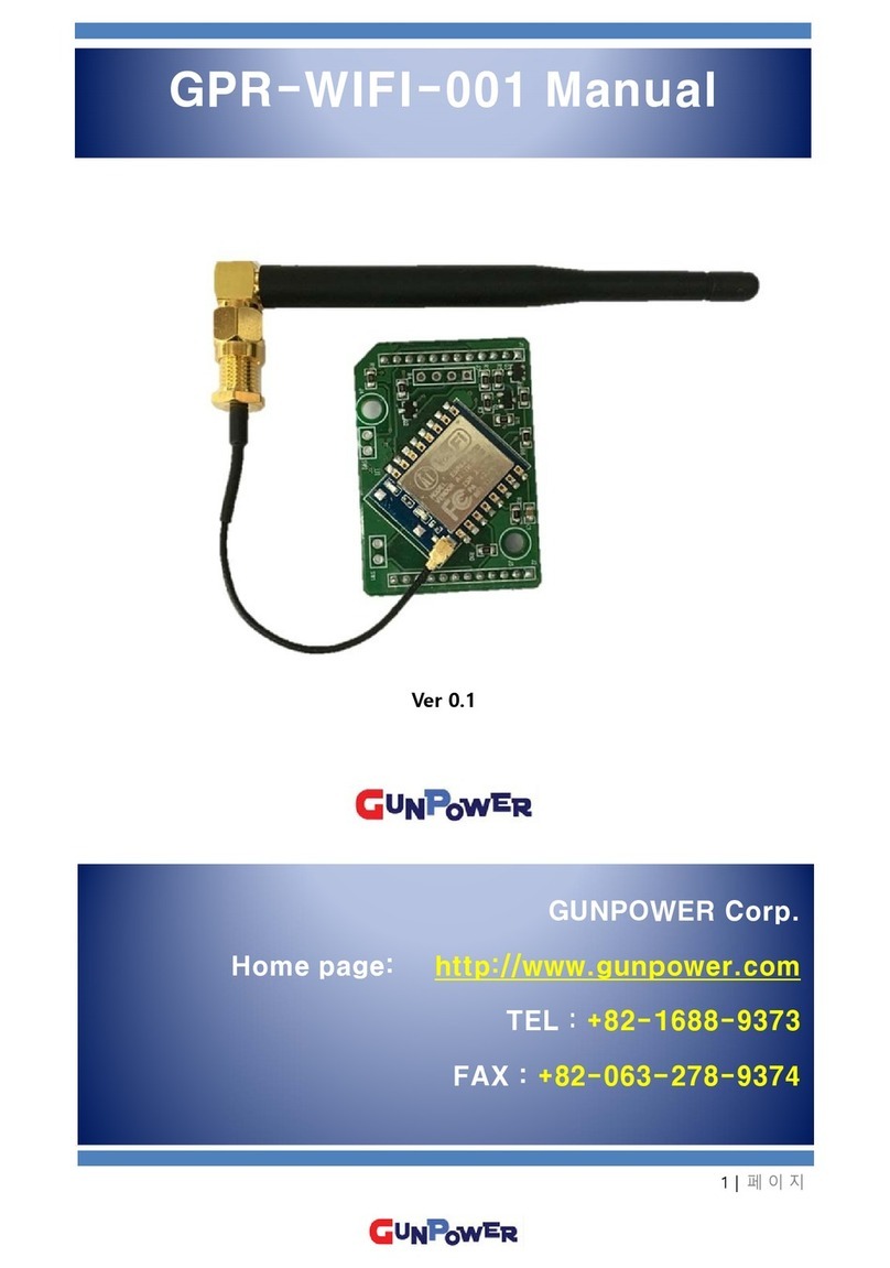 GUNPOWER GPR-WIFI-001 manual