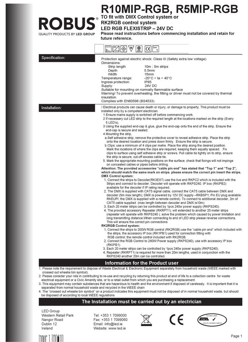 Robus R10MIP-RGB User manual