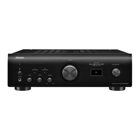 Denon PMA-1600NE owner's manual