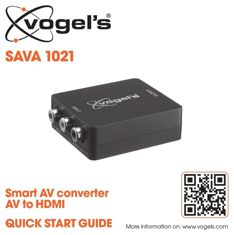 Vogel SAVA 1021 quick start guide