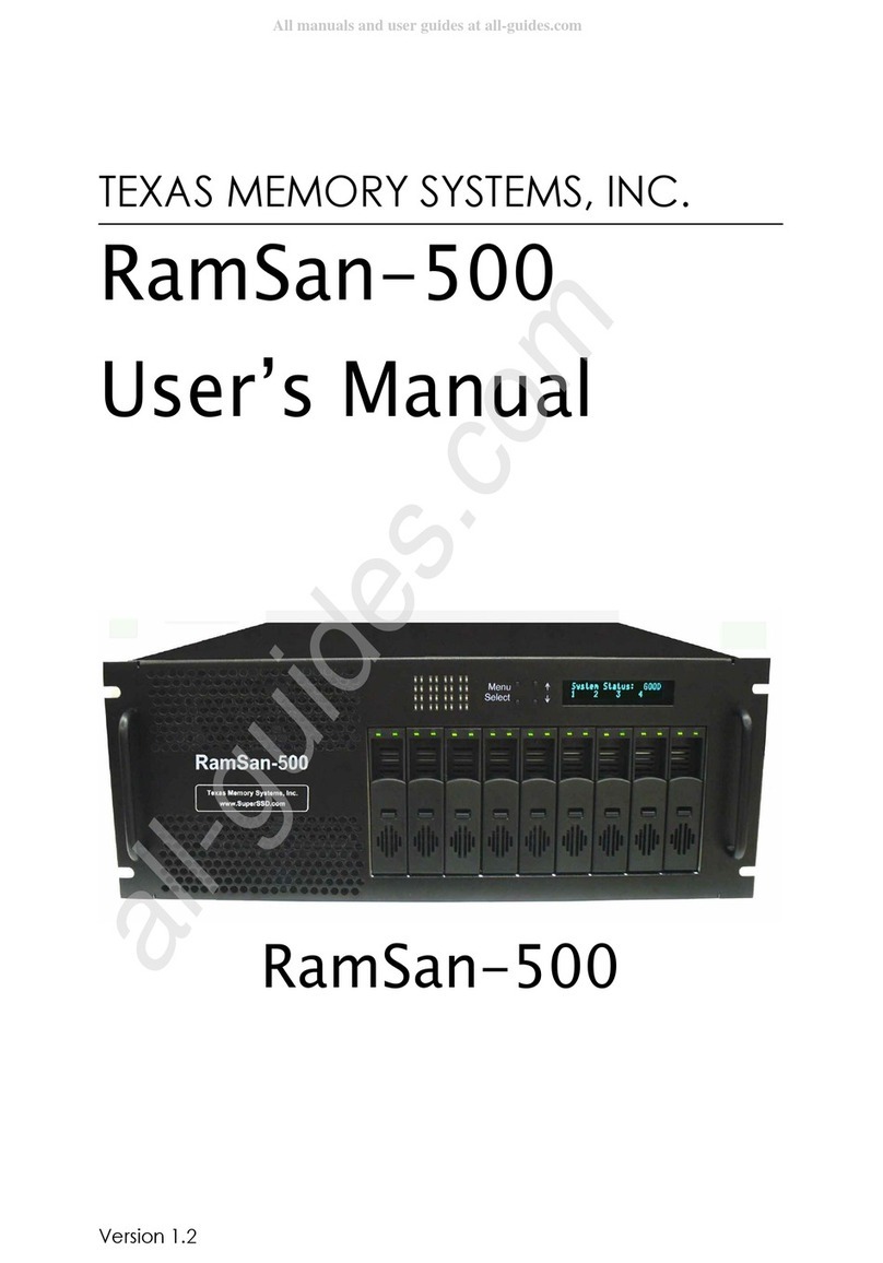 Texas Memory Systems RamSan-500 user manual
