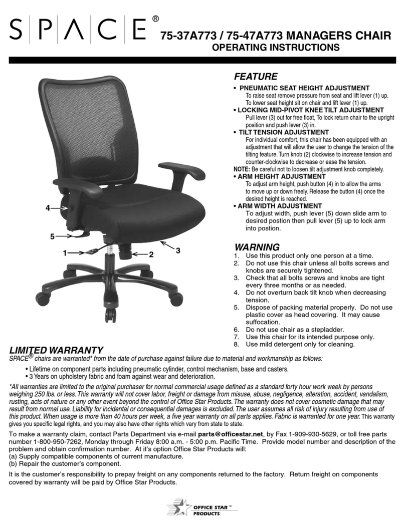 Space 75-37A773 operating instructions