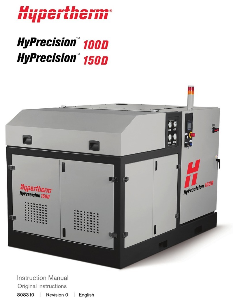 Hypertherm HyPrecision 100D User manual