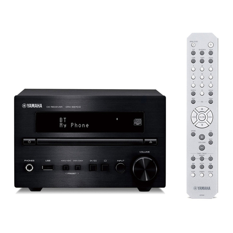 Yamaha CRX-B370 User manual
