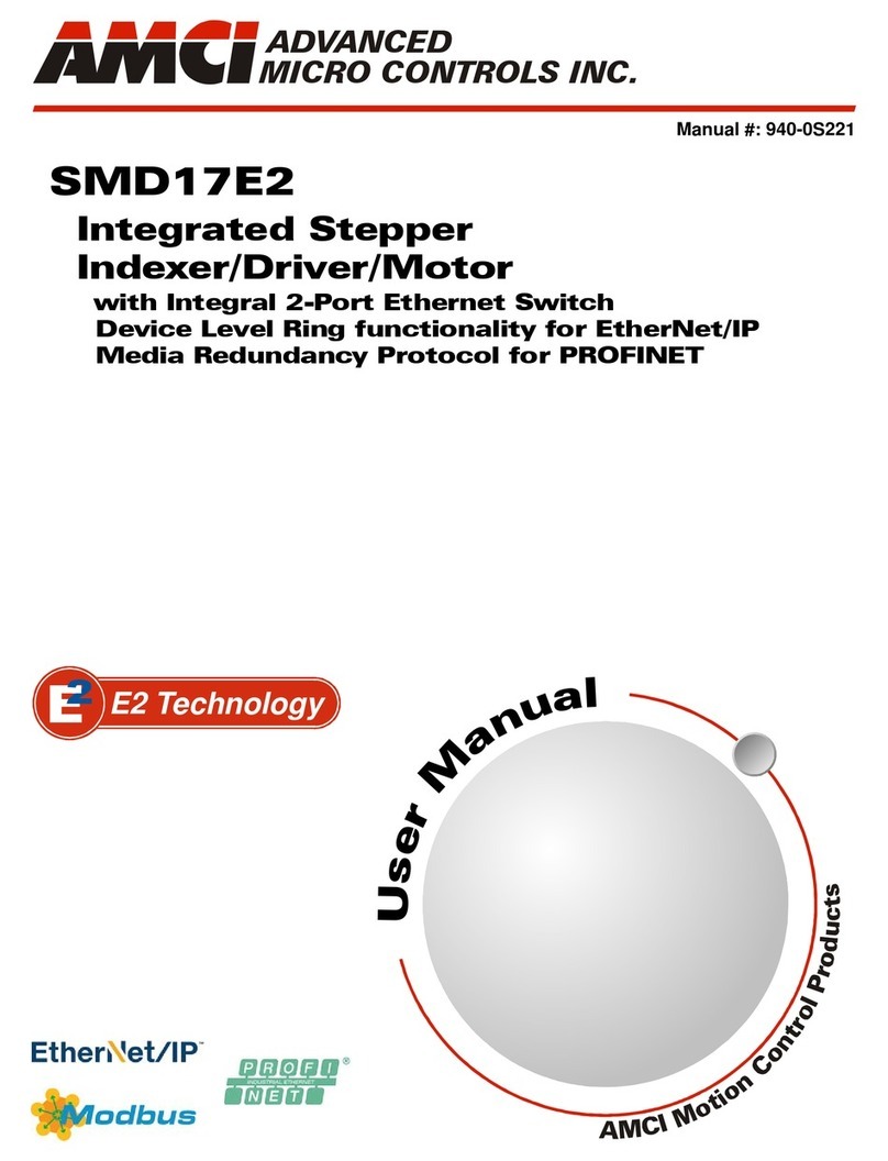 Advanced Micro Controls Inc. SMD17E2 User manual