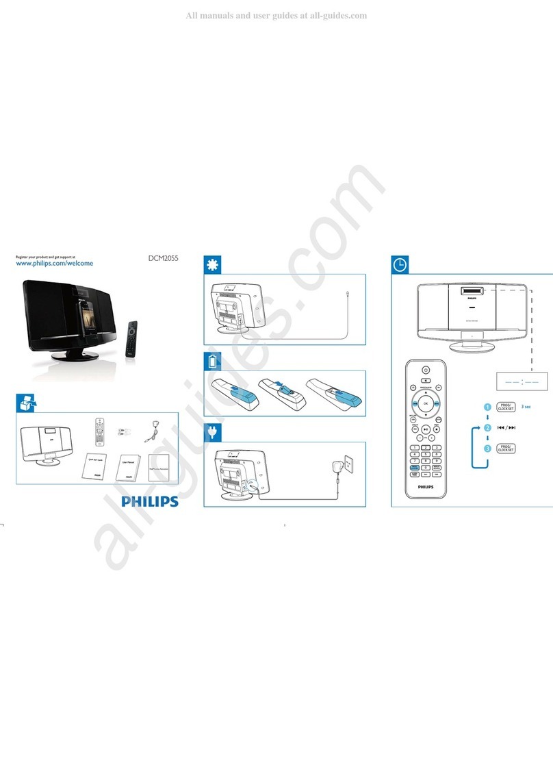 Philips DCM2055 User manual