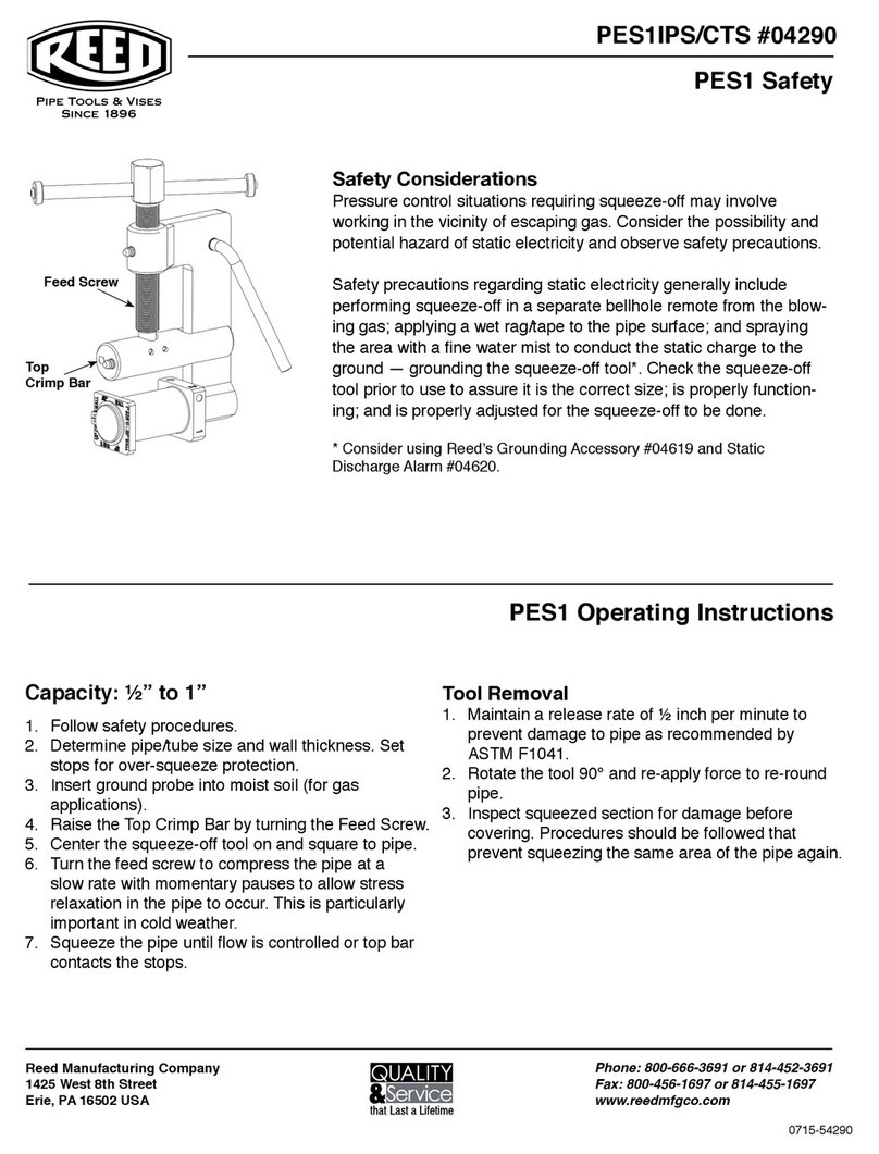 REED PES1IPS operating instructions