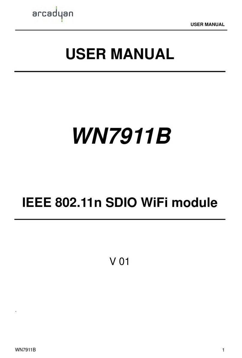 Arcadyan WN7911B user manual