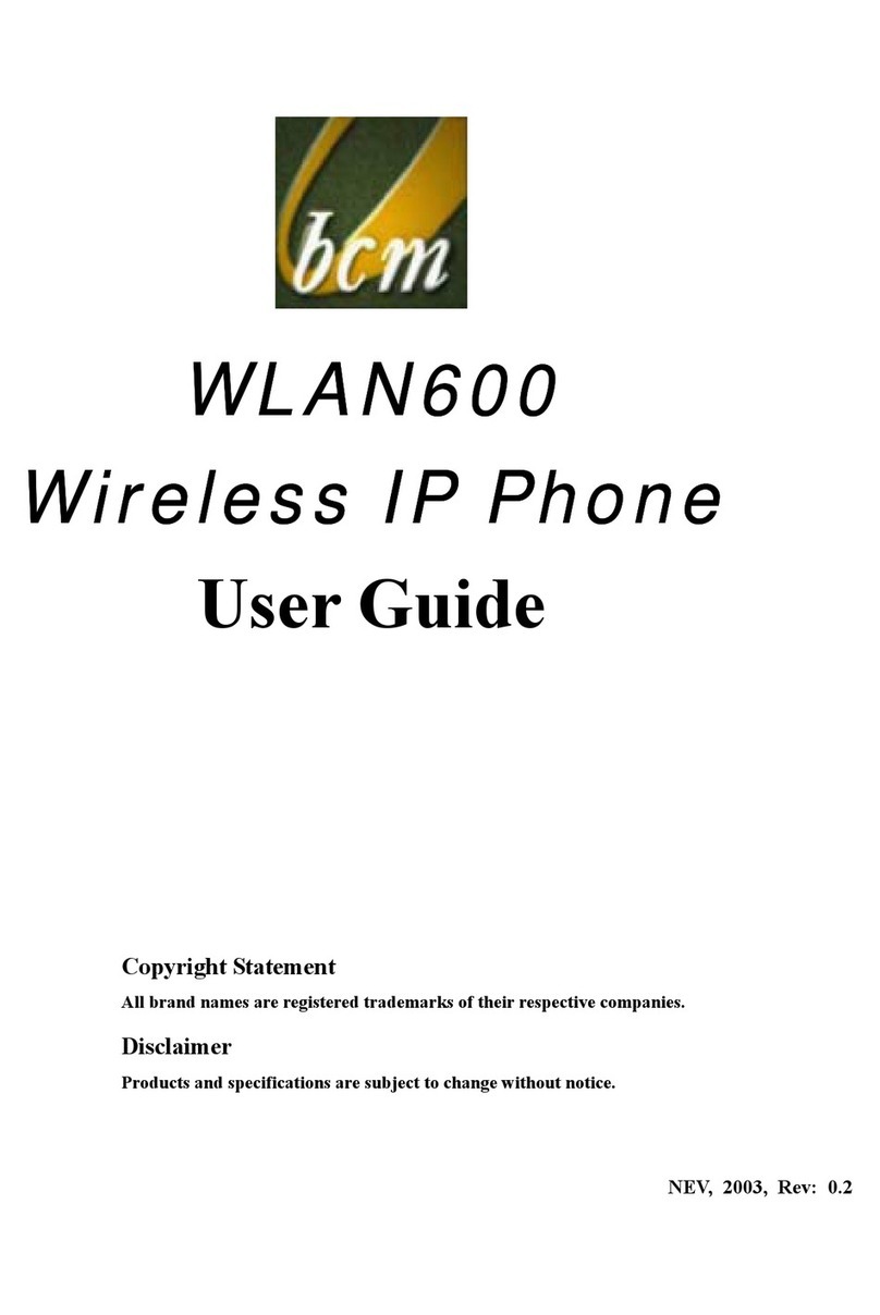 BCM WLAN600 User manual