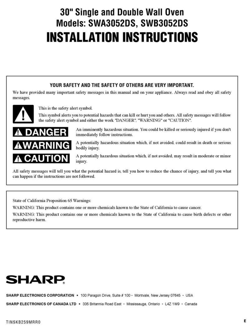 Sharp SWA3052DS User manual