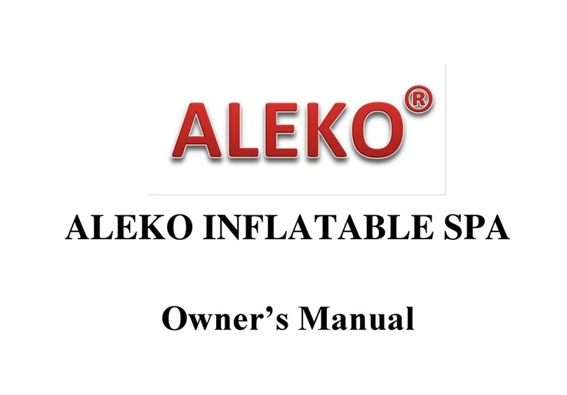 Aleko Inflatable SPA User manual