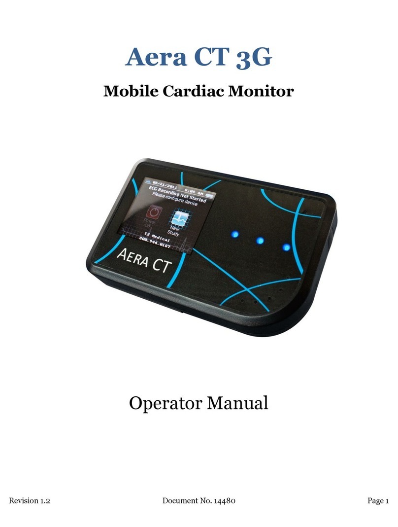 TZ Medical Aera CT 3G Operator's manual