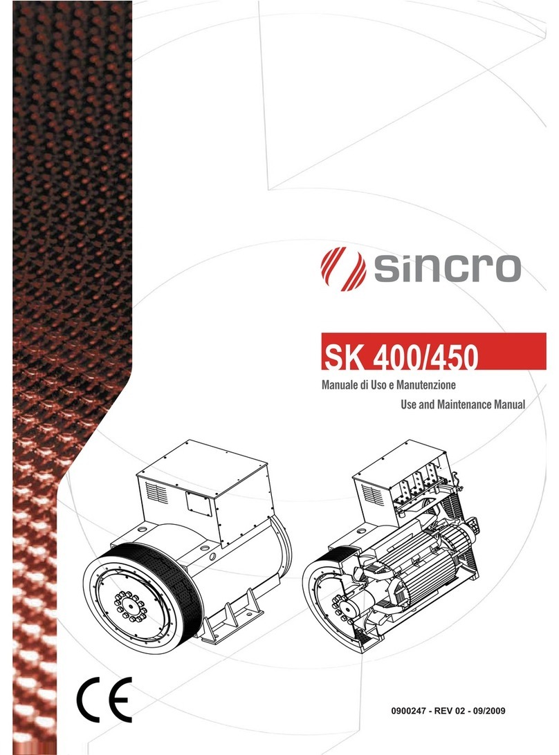 Sincro SK400 Series Use and maintenance manual