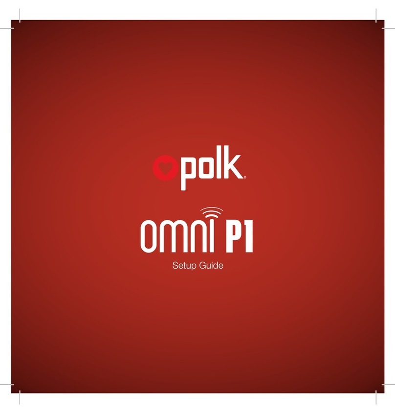 Polk Mono Omni P1 Setup guide