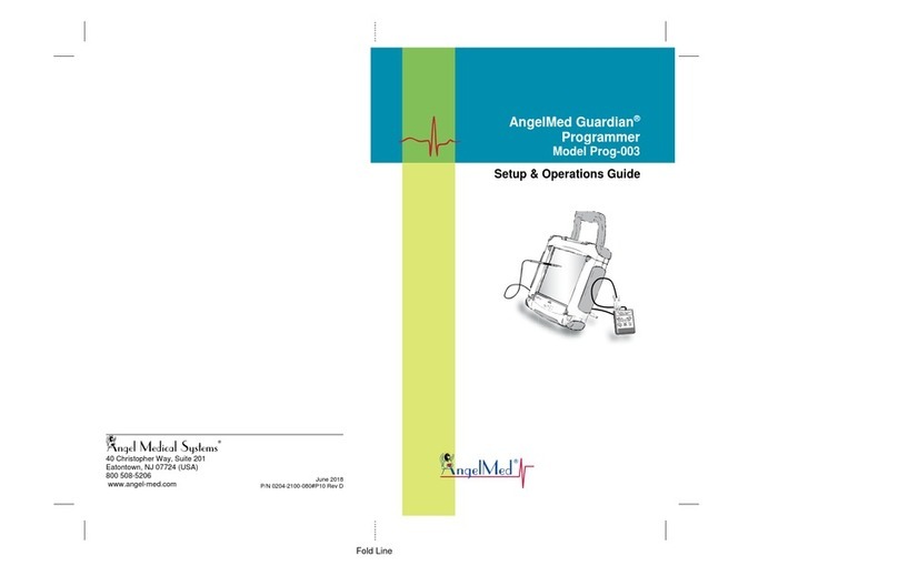 Angel Medical Systems Guardian Prog-003 Setup & operation guide Angel Medical Systems Guardian Prog-003 Setup & operation guide