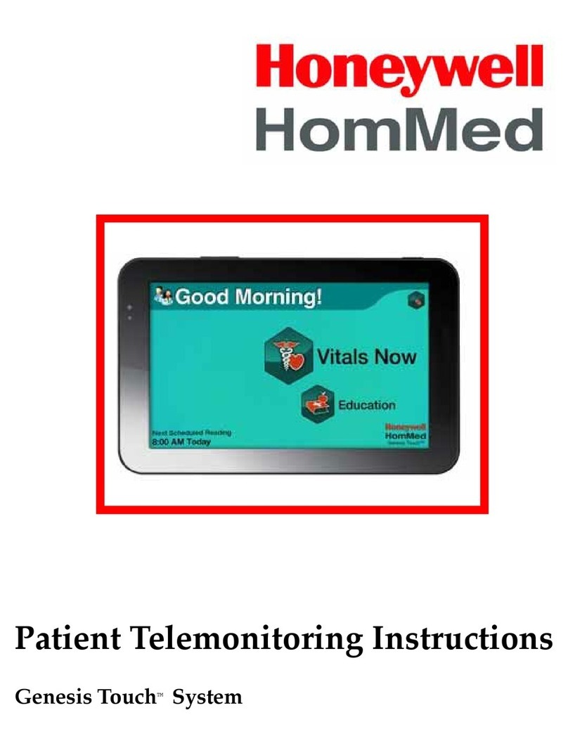 Honeywell HomMed Genesis Touch User manual