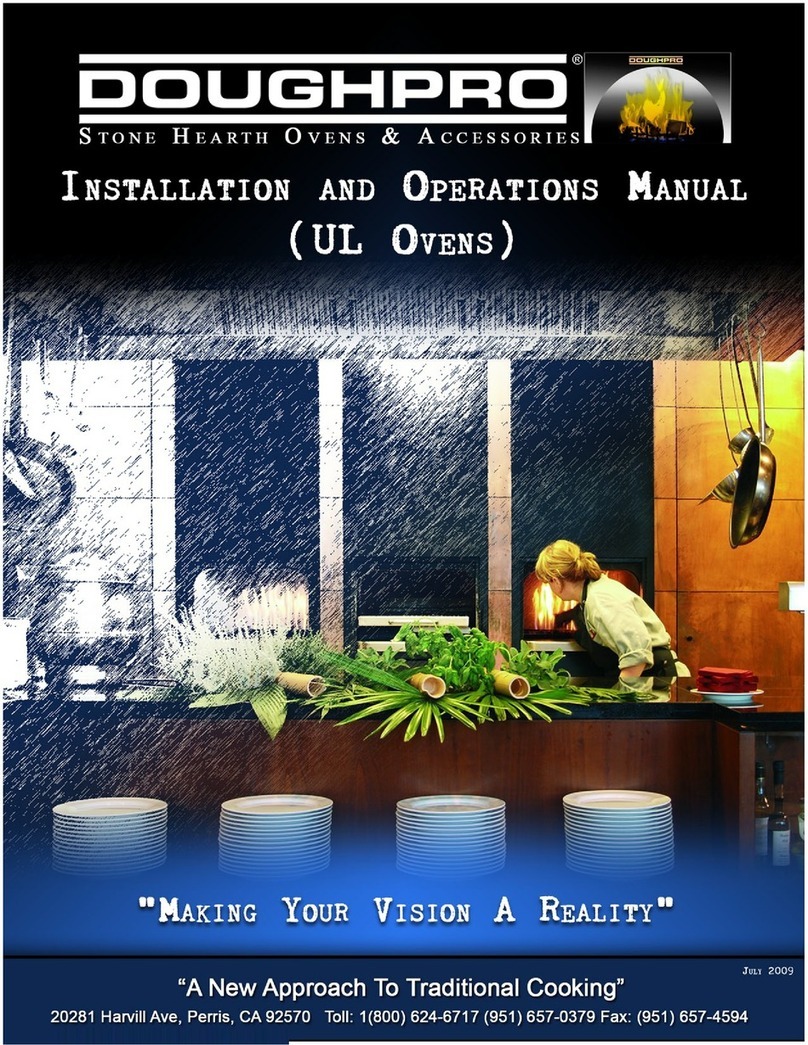 Doughpro DPO 3.5 Installation and operational manual