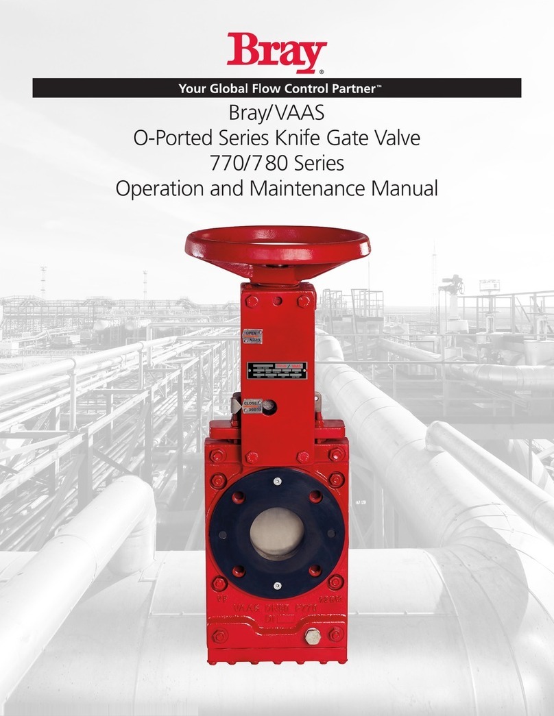 Bray/VAAS O-Ported Series Operation and maintenance manual