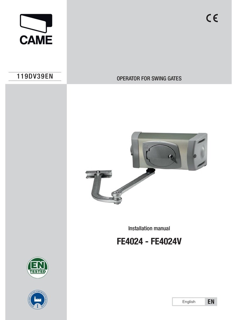 CAME FE4024 User manual