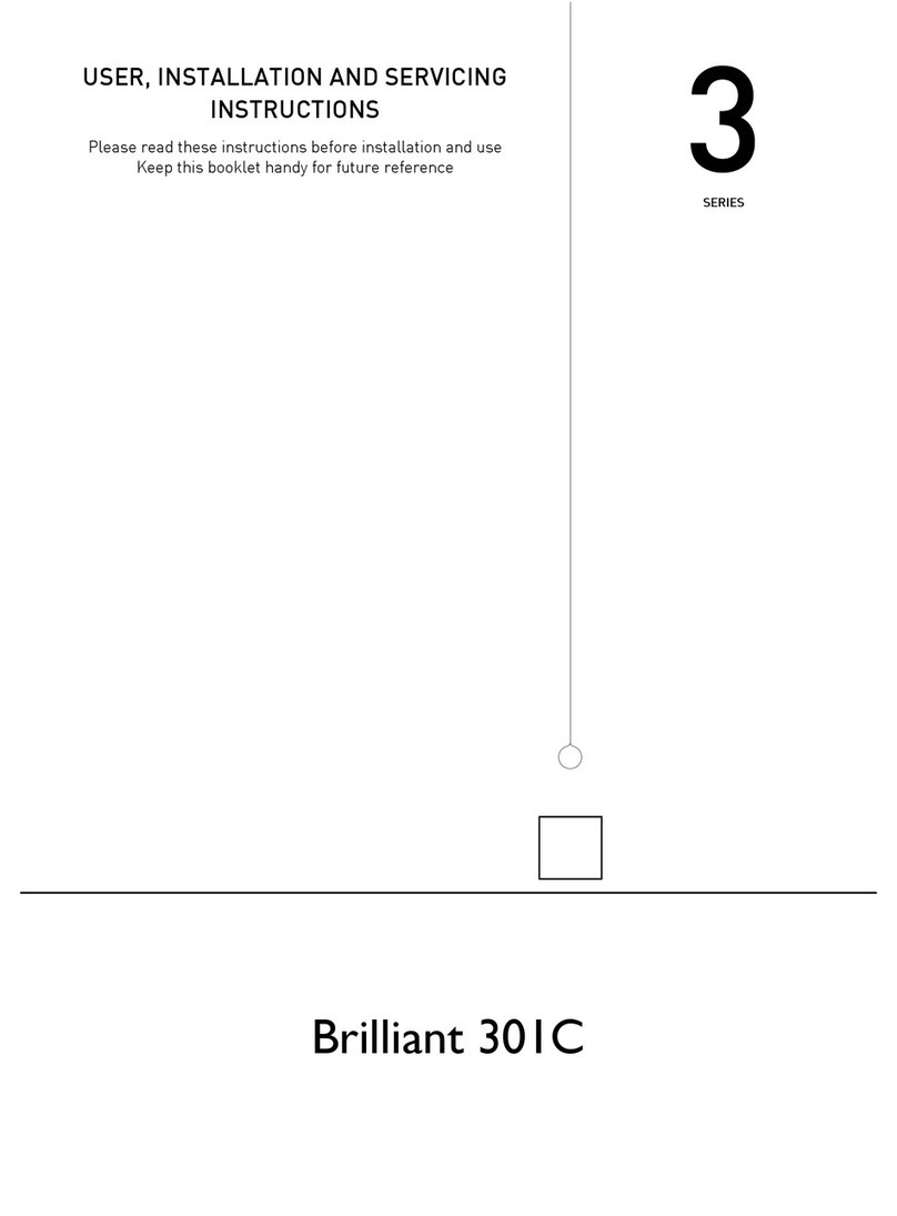 Brilliant Fires Limited 301C User, installation and servicing instructions