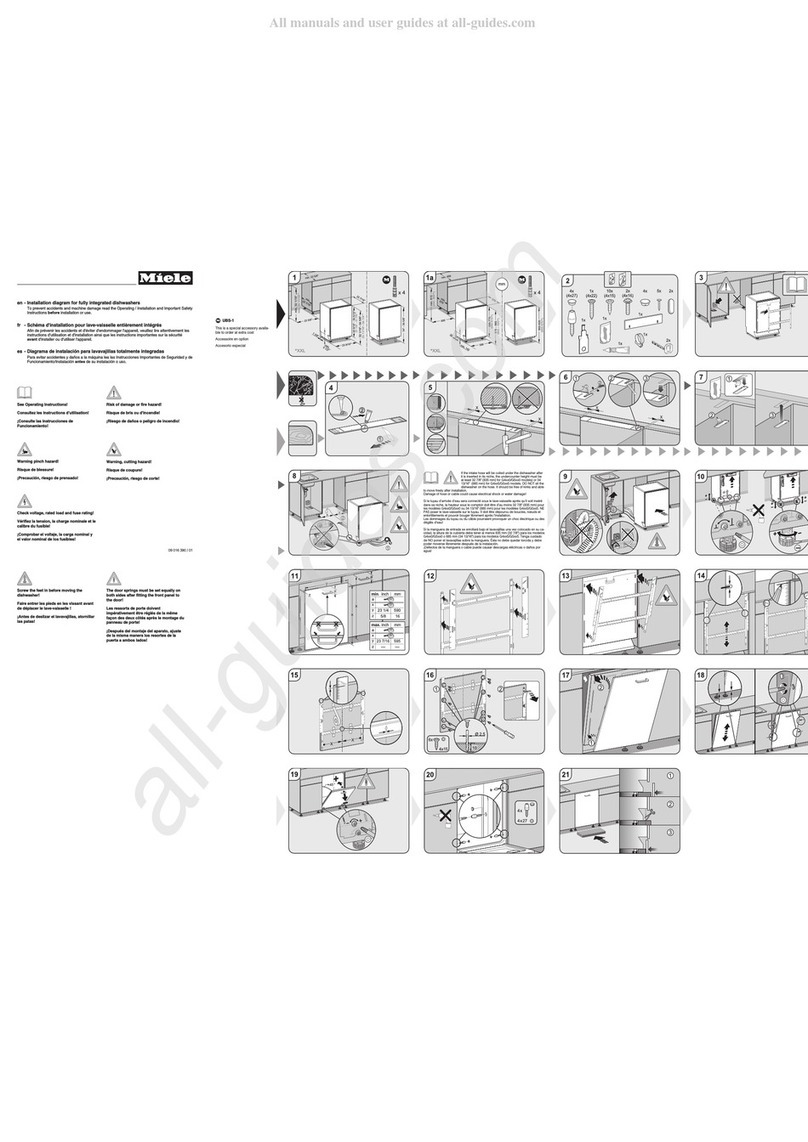 Miele G5xx0 Series User manual