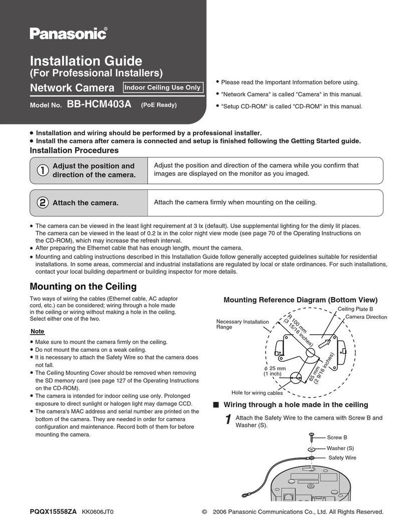 Panasonic BB-HCM403A User manual