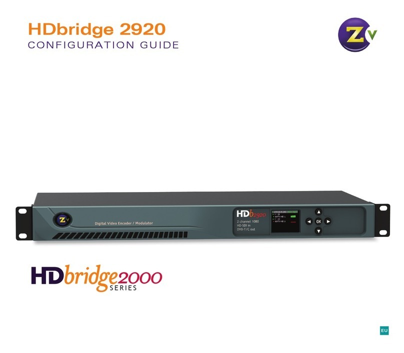 ZeeVee HDbridge 2000 Series Configuration guide