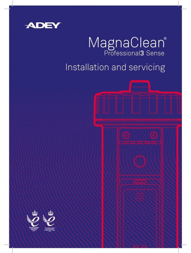 Adey MagnaClean Professional3 Sense User manual