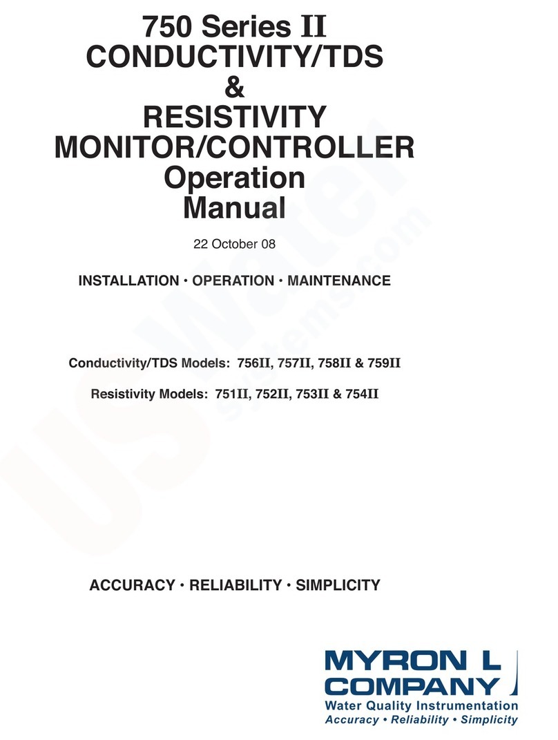 Myron L 750 II Series Operation manual Myron L 750 II Series Operation manual