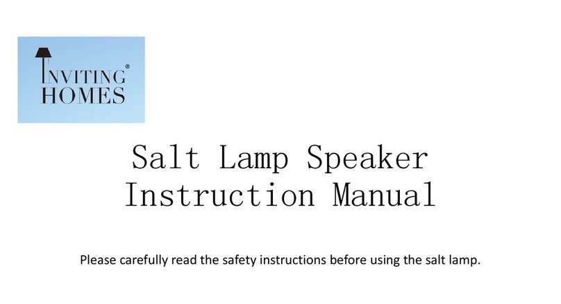 Inviting Homes Salt Lamp instruction manual