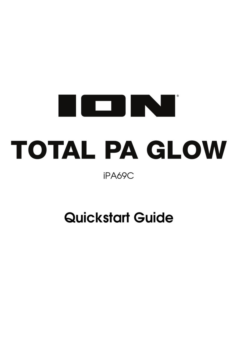 ION TOTAL PA GLOW quick start guide