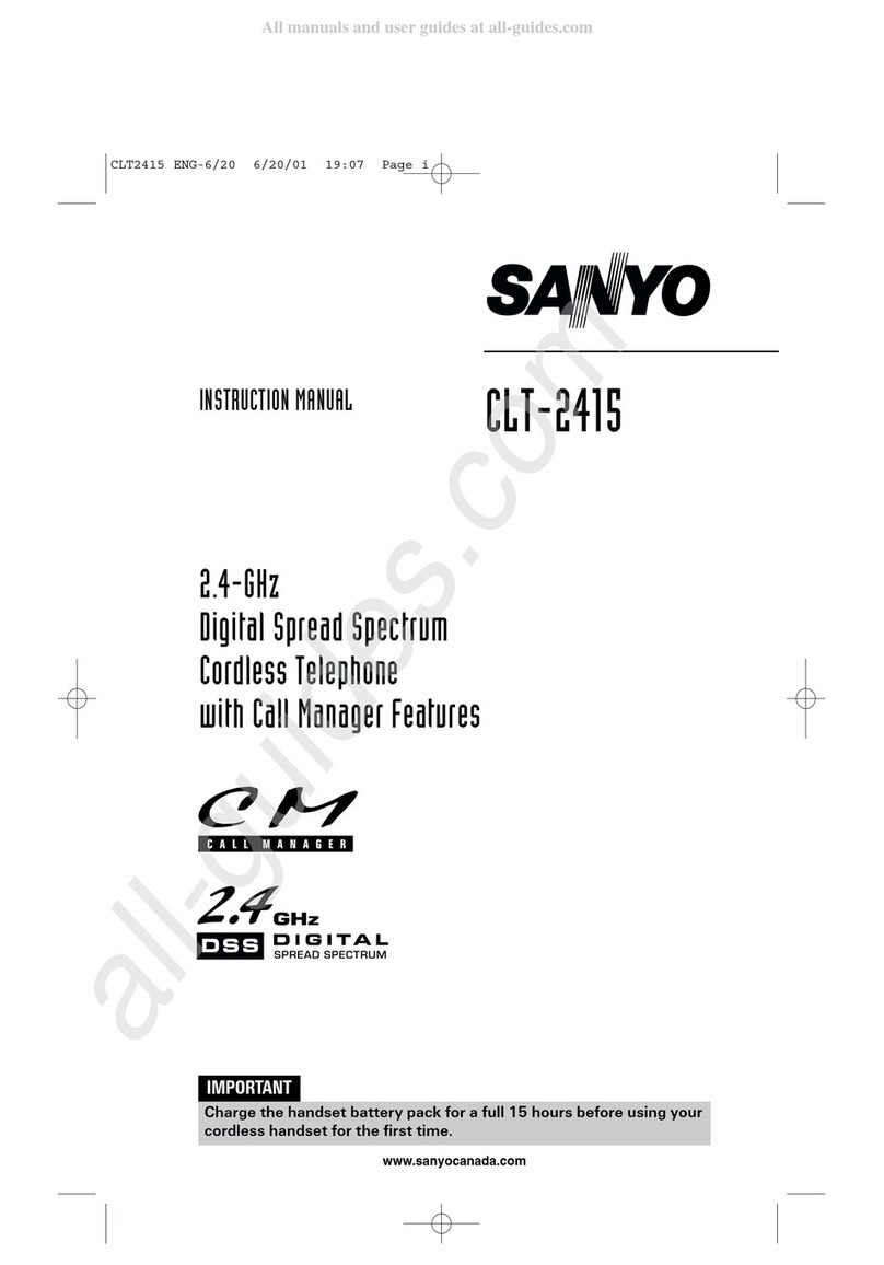 Sanyo CLT-2415 User manual