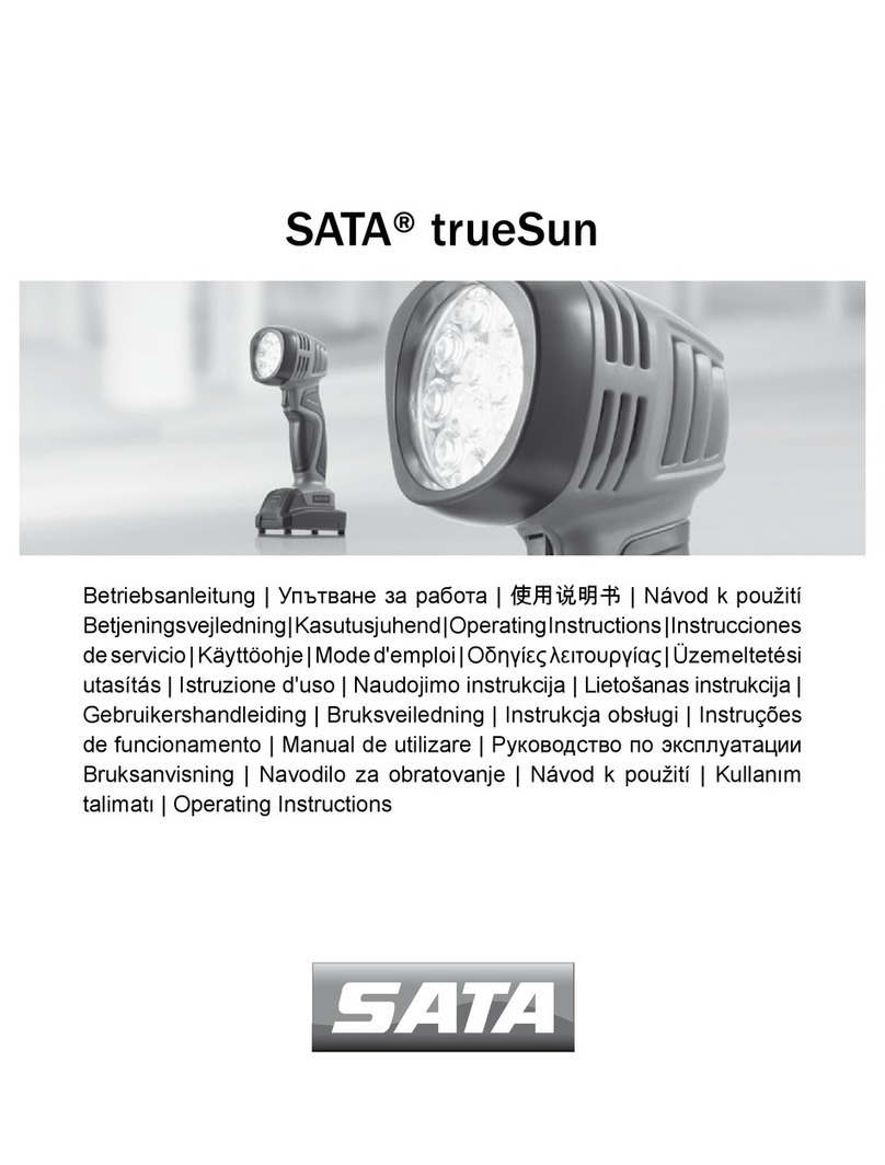 SATA TrueSun operating instructions