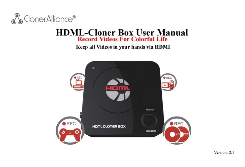 Cloner Alliance CA-988B User manual