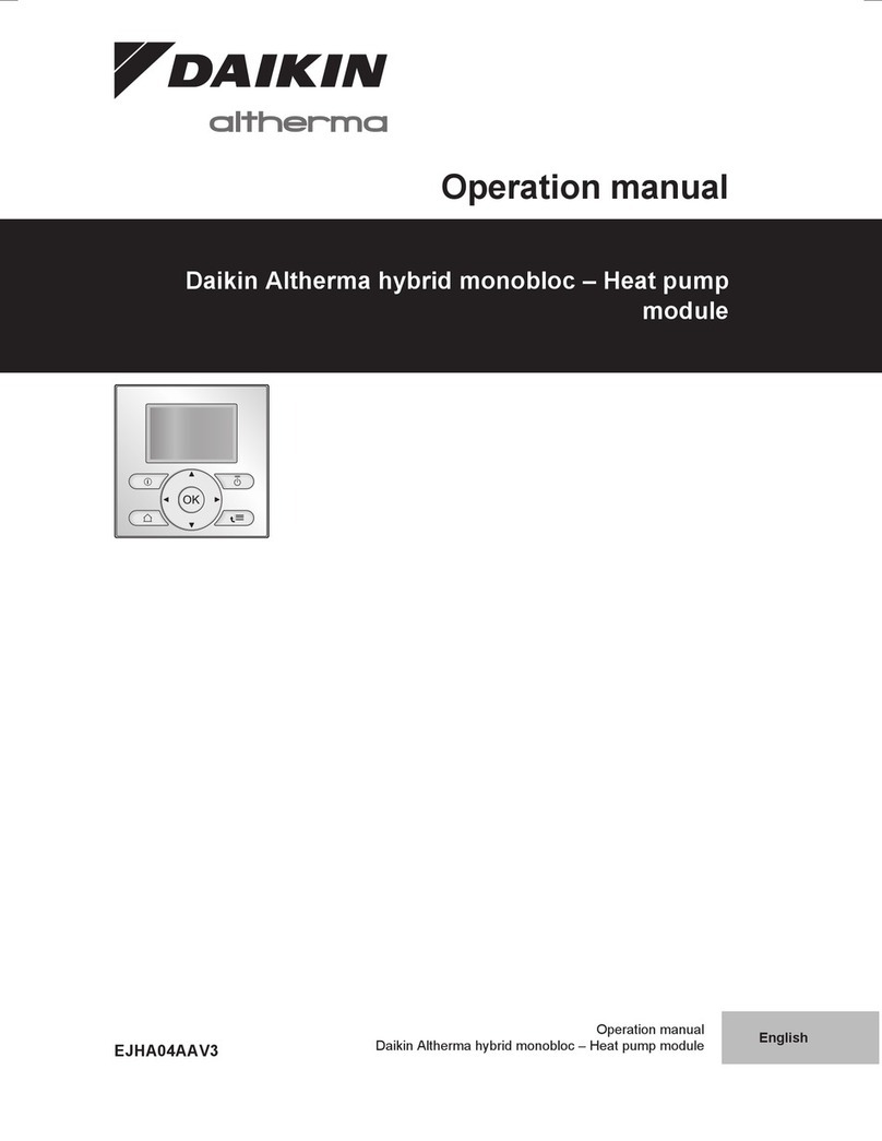 Daikin altherma EJHA04AAV3 User manual