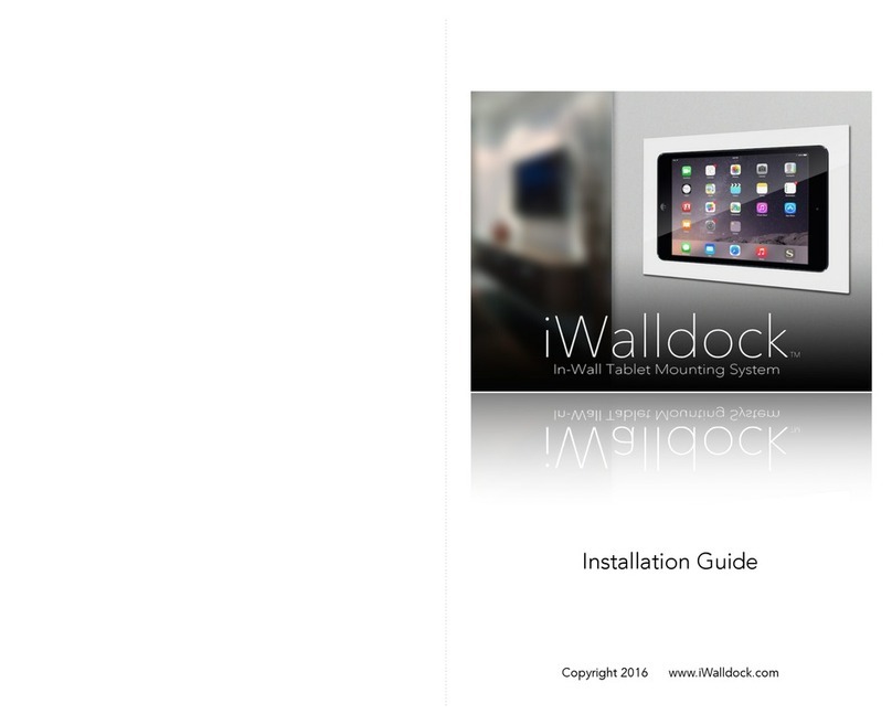 iWalldock In-Wall Tablet Mounting System installation guide