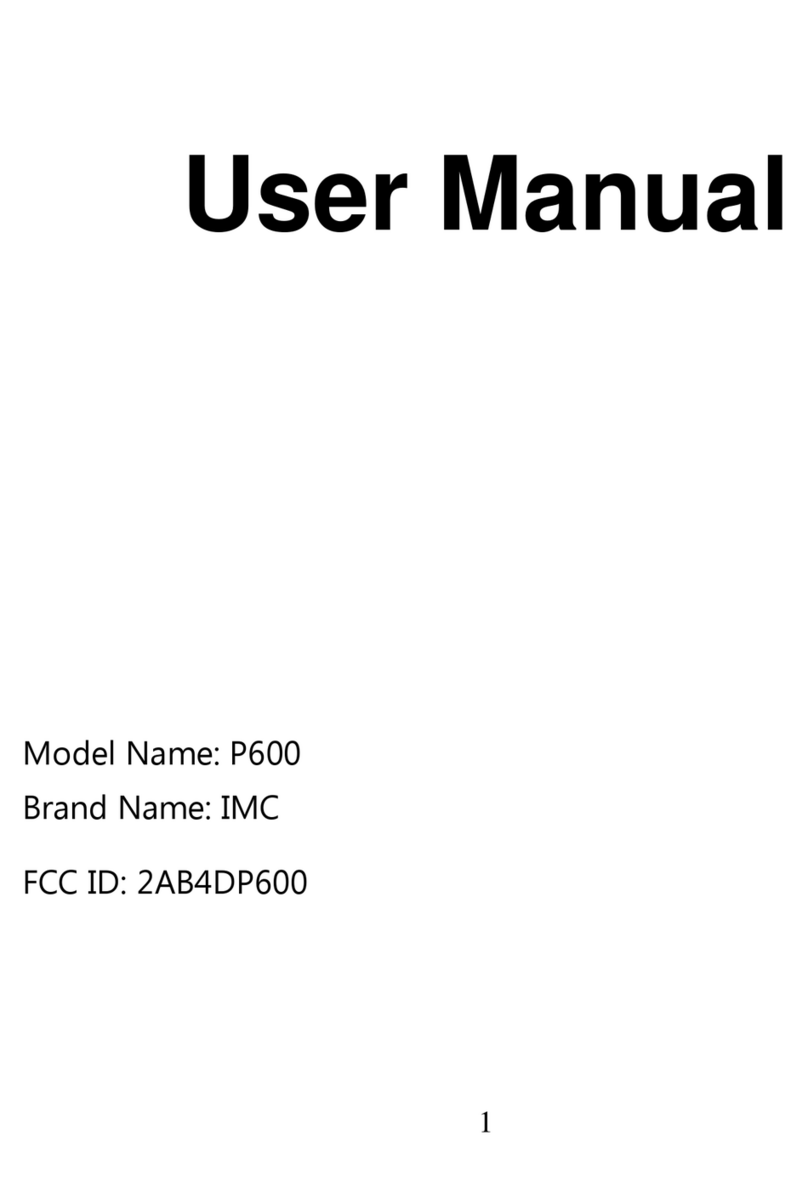 IMC P600 User manual