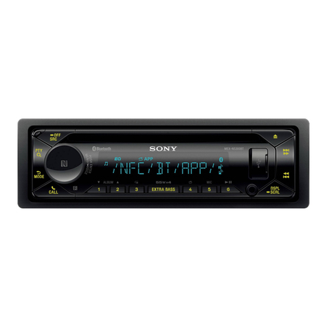 Sony MEX-N5300BT operating instructions