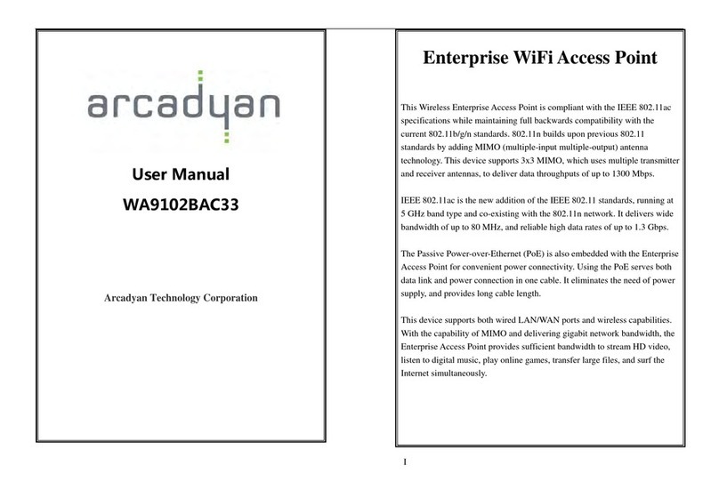 Arcadyan WA9102BAC33 user manual