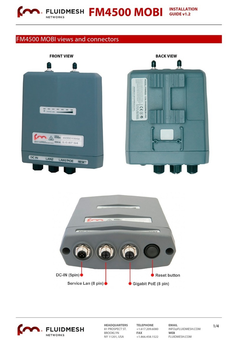 Fluidmesh FM4500 MOBI installation guide