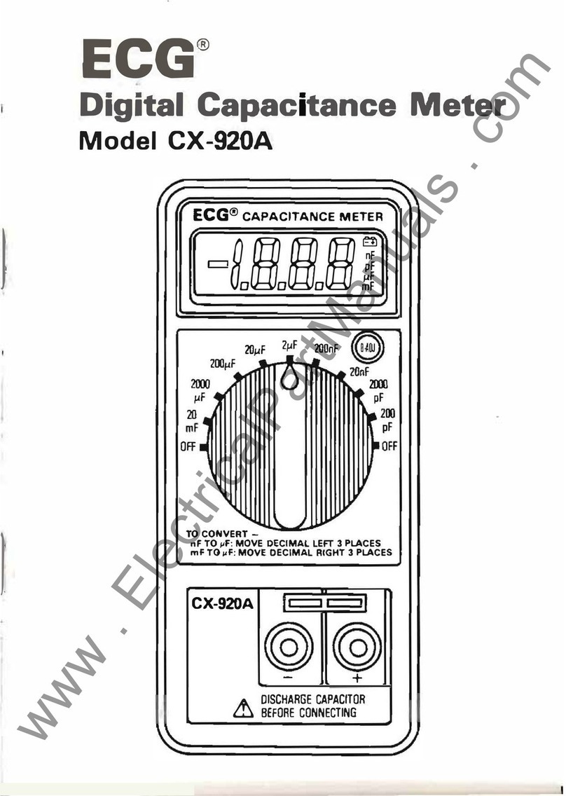 ECG CX-920A user manual