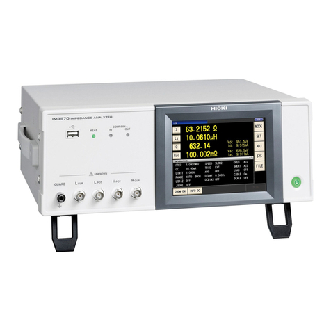Hioki IM3570 instruction manual