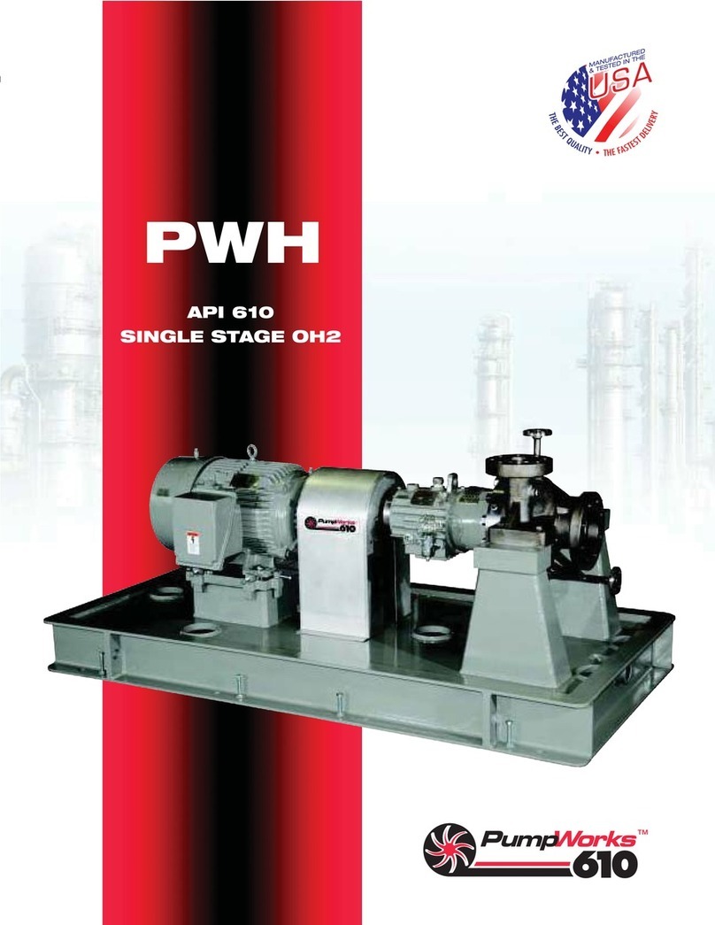 PumpWorks 610 PWH Series Installation, operation and maintanance manual PumpWorks 610 PWH Series Installation, operation and maintanance manual