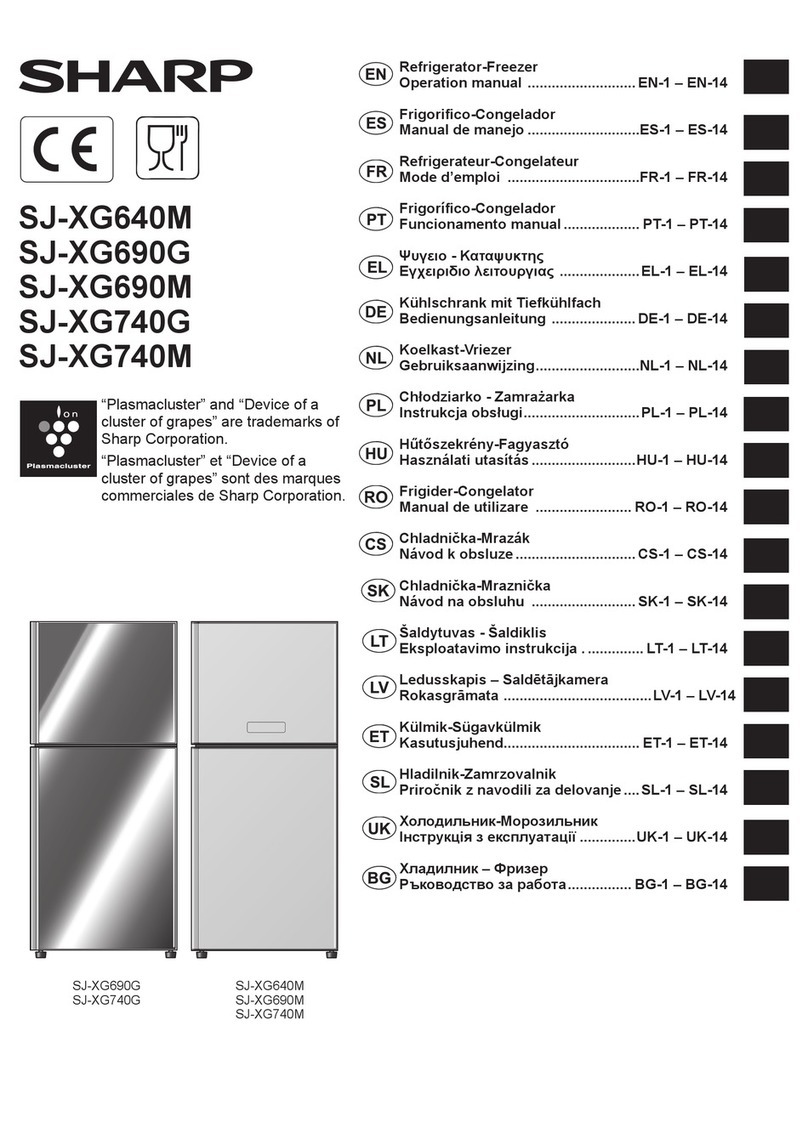 Sharp SJ-XG690G User manual Sharp SJ-XG690G User manual