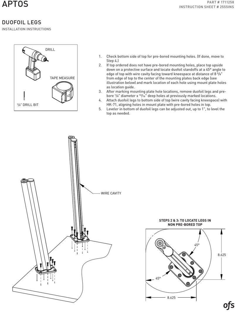 Ofs APTOS installation instructions Ofs APTOS installation instructions